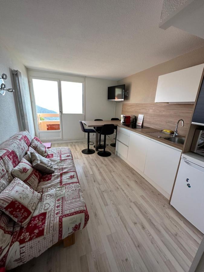 Sunny Studio 25 M2 Mountain View Balcony In Alpe D Huez District Eclose Альп-д'Юэз Экстерьер фото