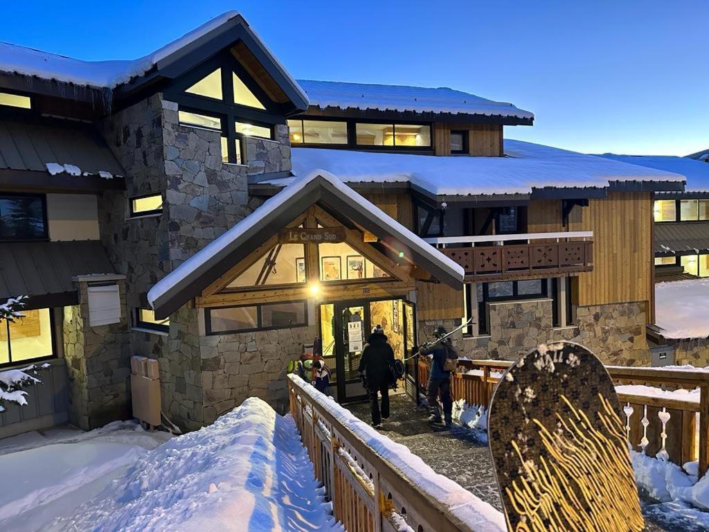 Sunny Studio 25 M2 Mountain View Balcony In Alpe D Huez District Eclose Альп-д'Юэз Экстерьер фото